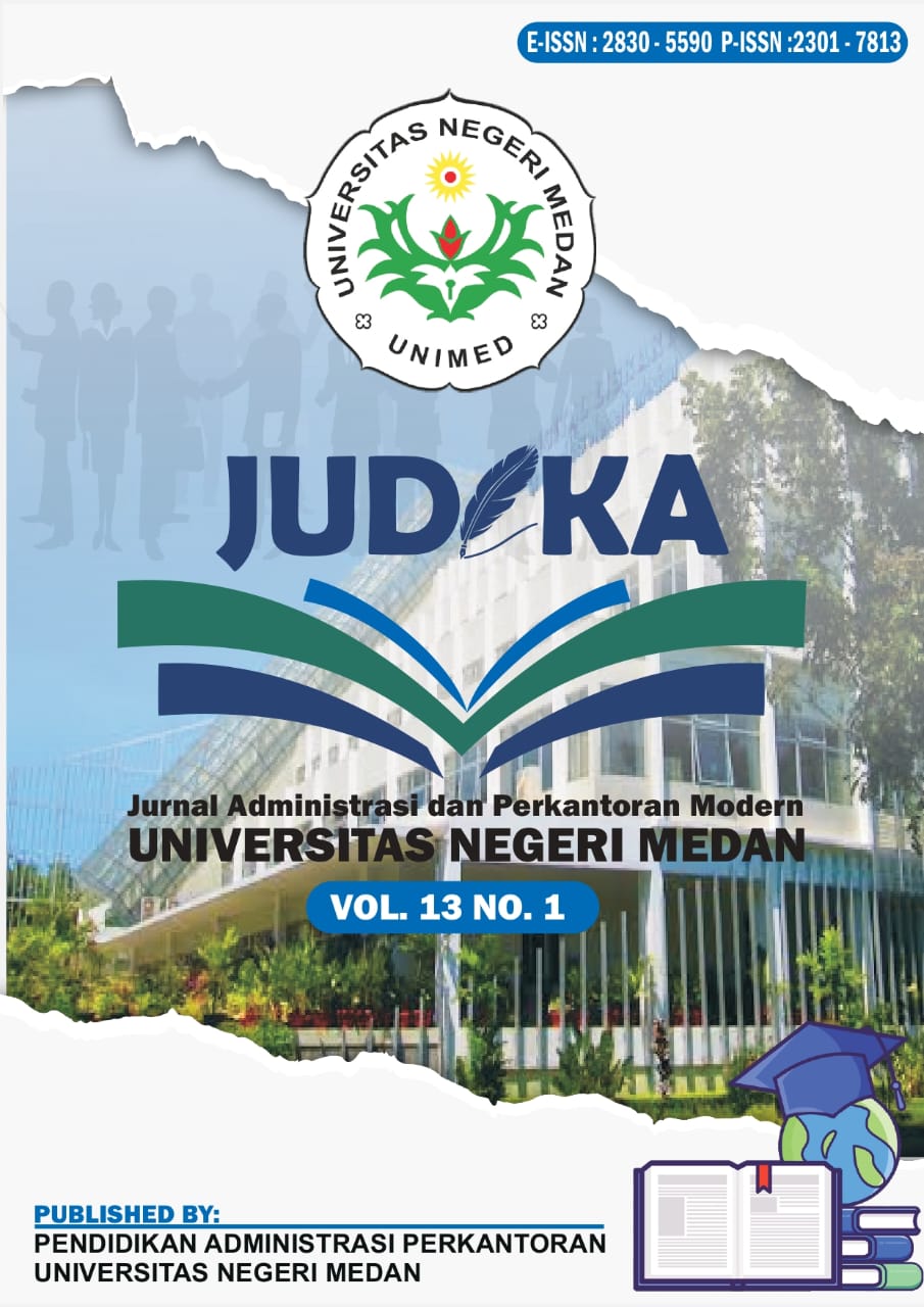 					View Vol. 13 No. 1 (2024): Jurnal Administrasi Dan Perkantoran Modren
				